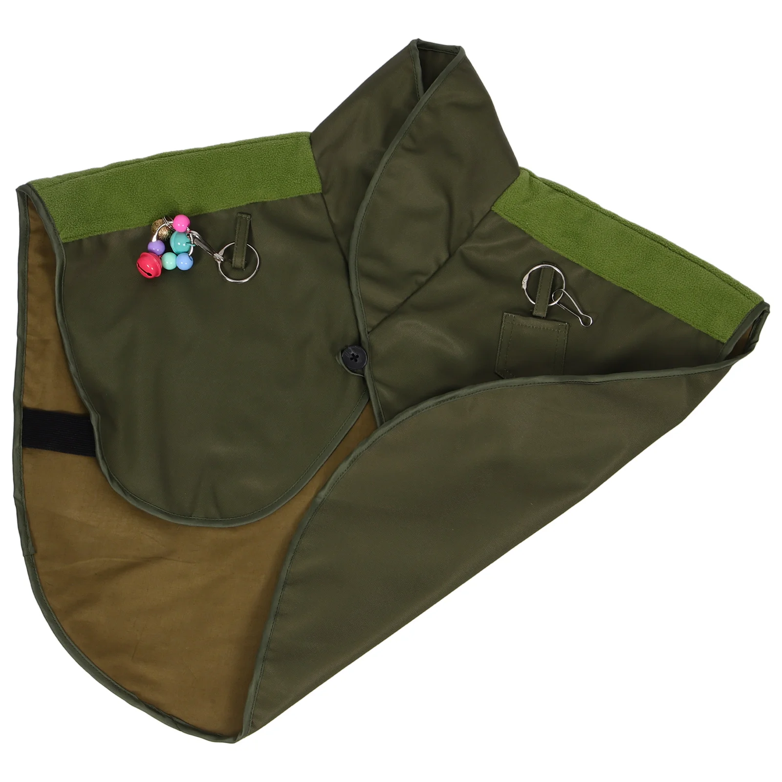 

Waterproof Shoulder Pads Green Reusable Bird Polyester Protector Anti Bite Clothes Pad Multi Functional Pet Toy for Parrots