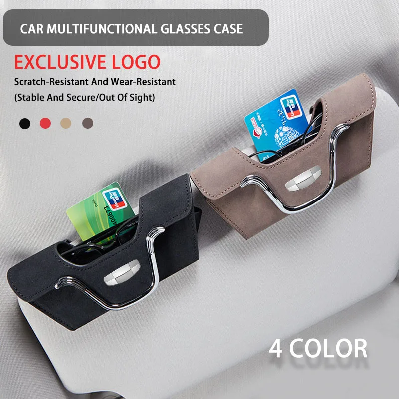 

Car Sun Visor Glasses Holder Sunglasses Protective Box Glasses Case For Geely Geometry C GX3 Starray Coolray Emgrand Accessories