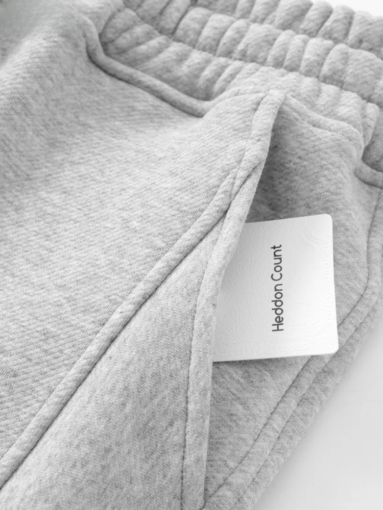 

Heavyweight ey Brued Fce Sweatpants Men's Autumn Winter Spor Casual Trousers Loose Fit Workwear Zipper ket Iron Free