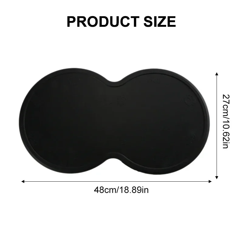 48*27cm Pet Dog Puppy Cat Feeding Mat Pad Cute Cloud Shape Silicone Dish Bowl Food Feed Placement Dog Accessories