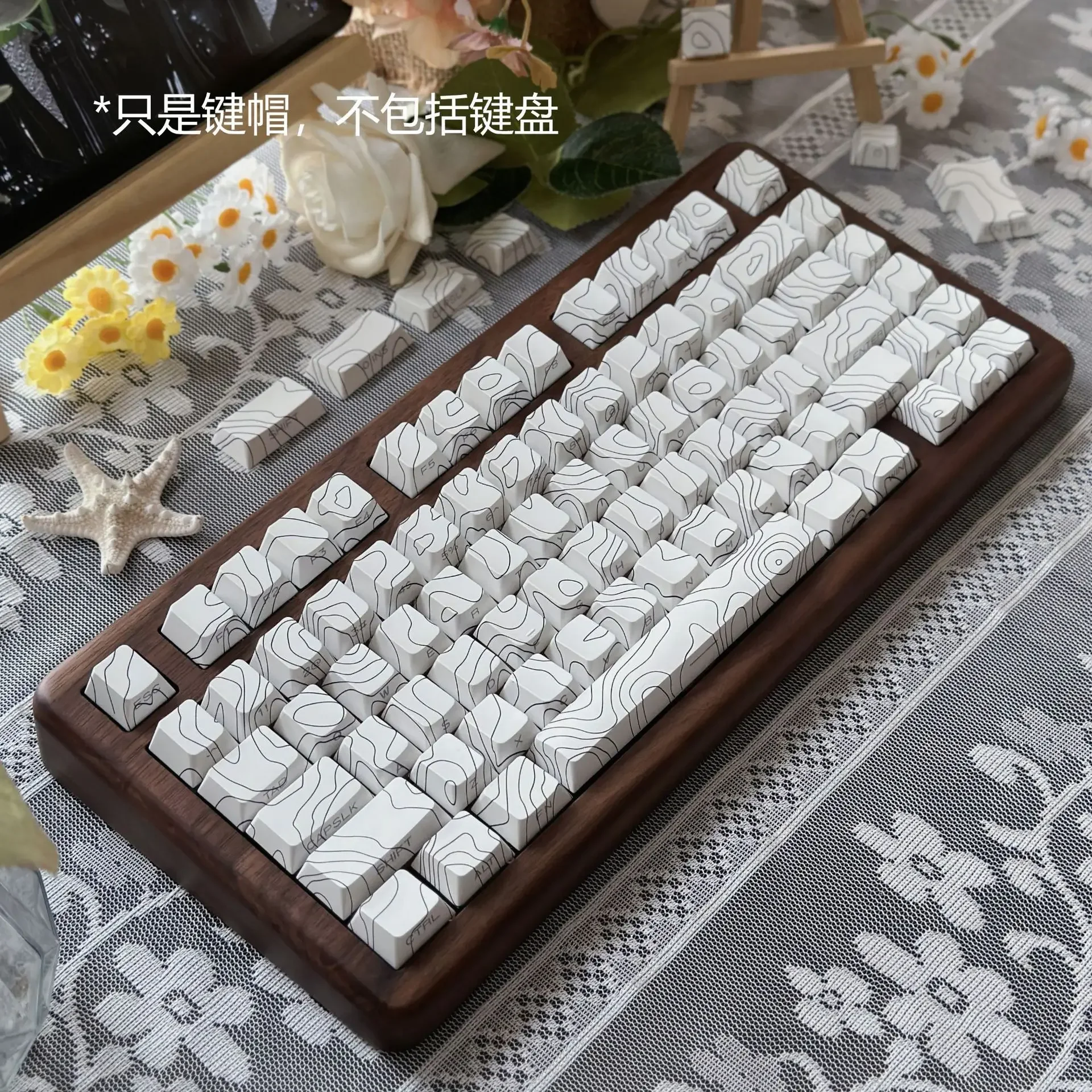 Incisione laterale ondulata keycap personalizzato meccanico XDA sublimazione materiale PBT original feel asse magnetico fai da te personalizzato