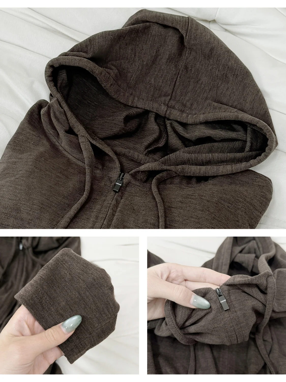Korean Style Hooded Sweatshirt Women's Loose Casual Long Sleeve Flocking Outerwear Autumn New Arrival Small Size Lazy Style