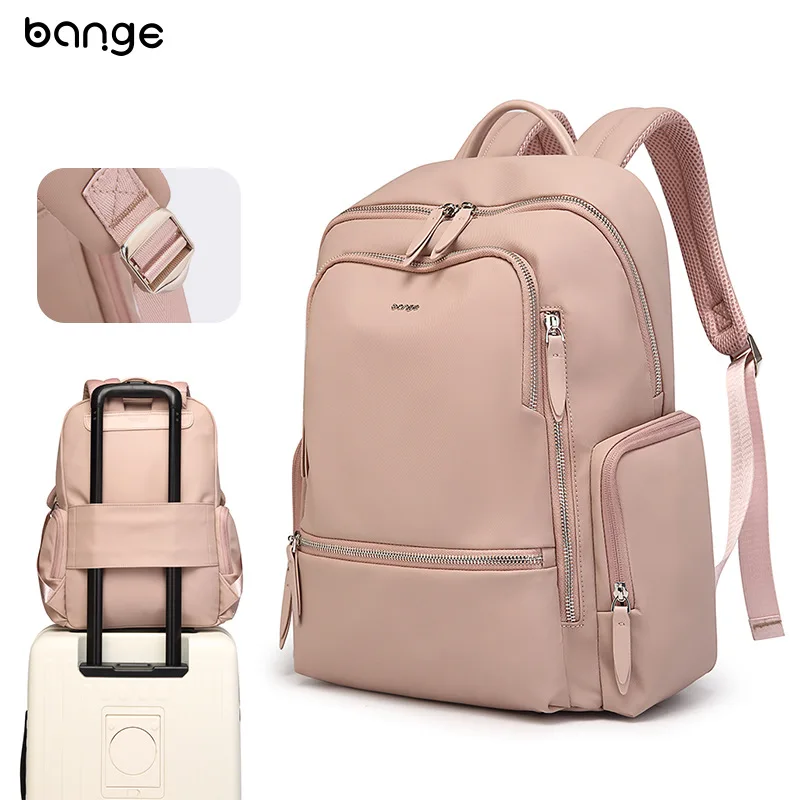 BANGE Fashionable Lightweight Large Capacity Laptop Backpack SimpleVersatile Backpack For Middle and High School Students