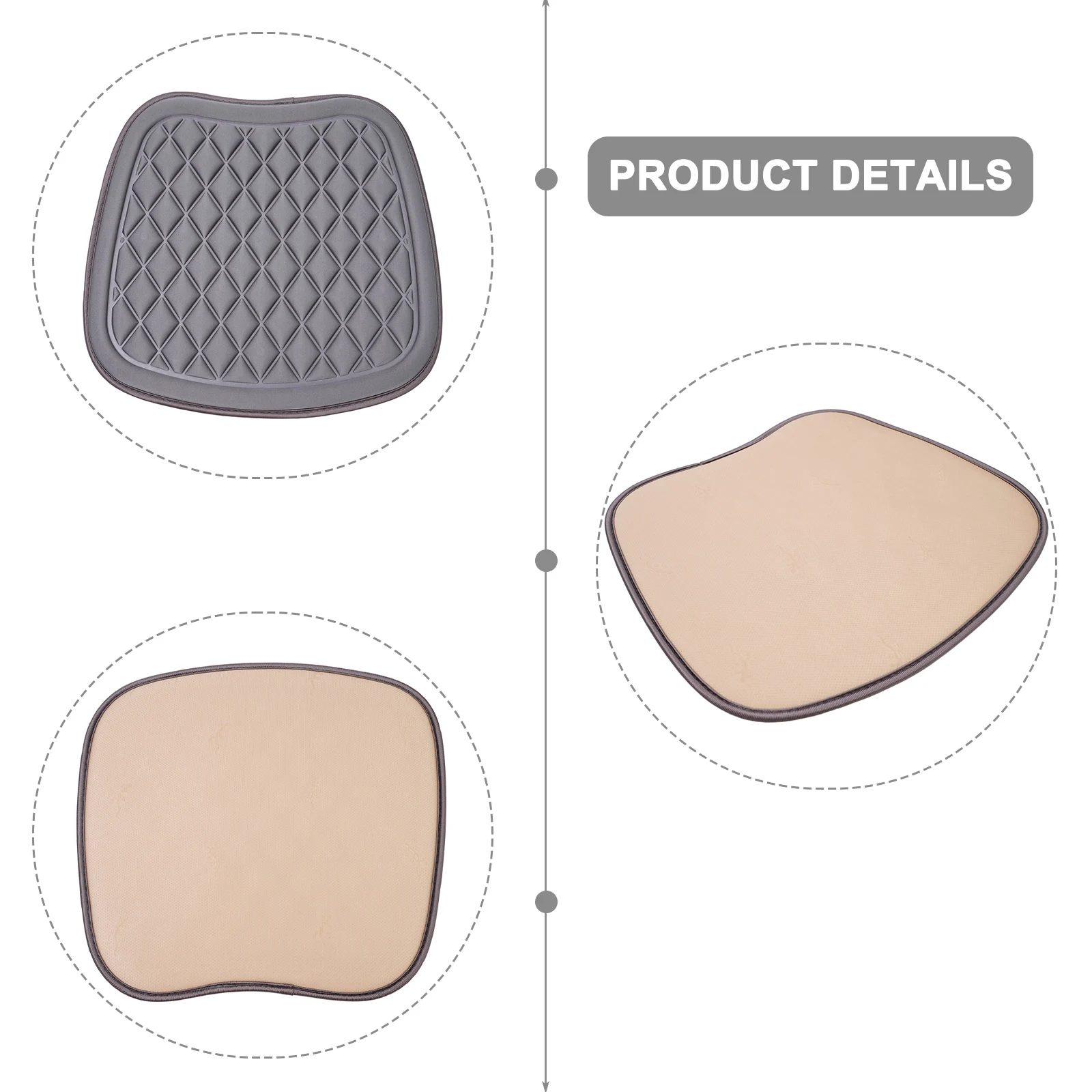 

Автомобильное кресло ​ Подушка для сиденья автомобиля/офиса с эффектом памяти, ромбовидная, 44*48 см, нескользящая, для изысканного интерьера