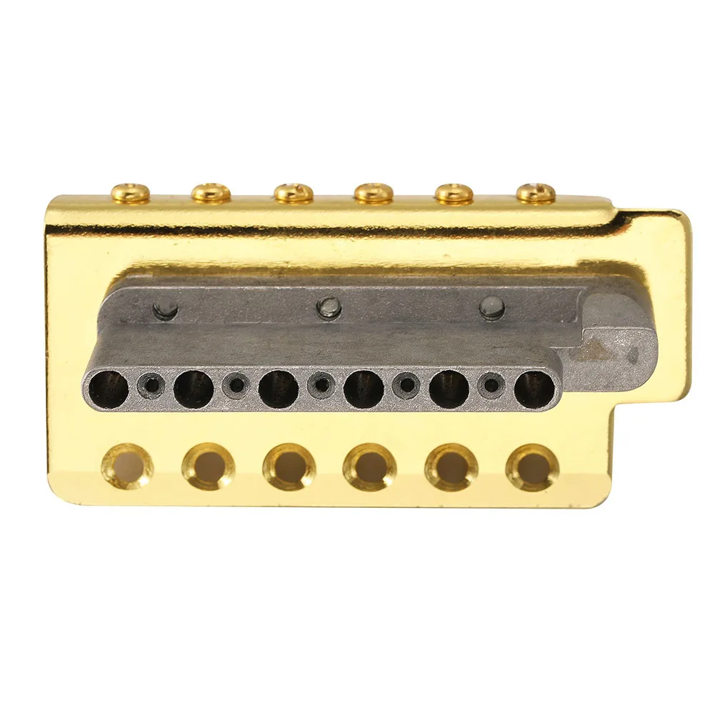 ST Guitar Tremolo Bridge Assembly System  6 Mounting Screws  Easy Installation Gadgets   Gold and Black Color Options