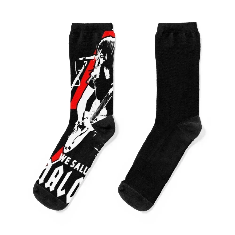 

Malcolm Young Socks with print winter thermal hiking cotton Men's Socks Women's