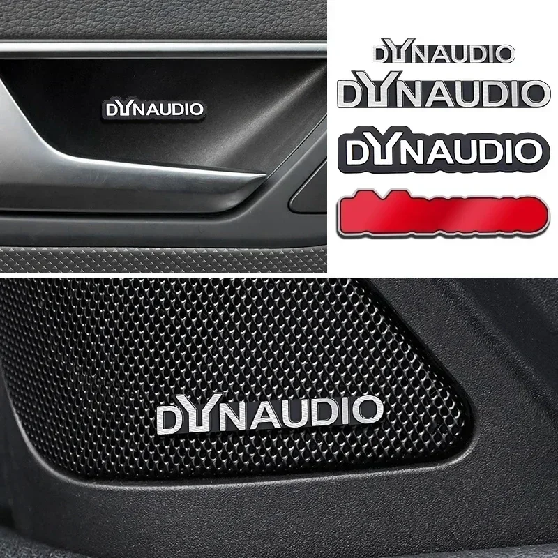 

5 шт./10 шт., высококачественный металлический логотип Dynaudio, автомобильный динамик Hi-Fi, аудиодинамик, значок, стерео, эмблема, наклейка, аксессуары для автостайлинга
