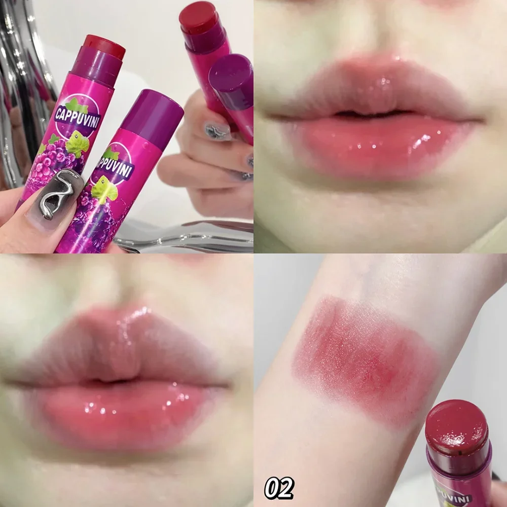 Nackte Gelee Lippen glasur Lippen balsam Set Spiegel fester Lip gloss feuchtigkeit spendend klar rotbraun rosa feuchtigkeit spendende Lippen tönung Make-up Kosmetik