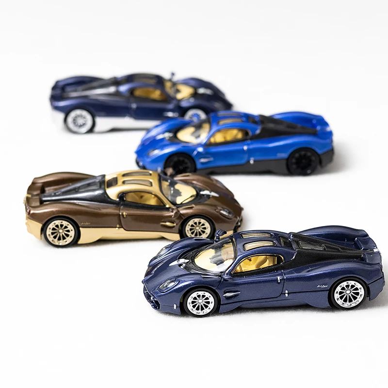 

Time Micro Tide Dream 1:64 Pagani Utopia, двойная цветная блокировка, модель автомобиля из сплава, коллекция украшений, пятно