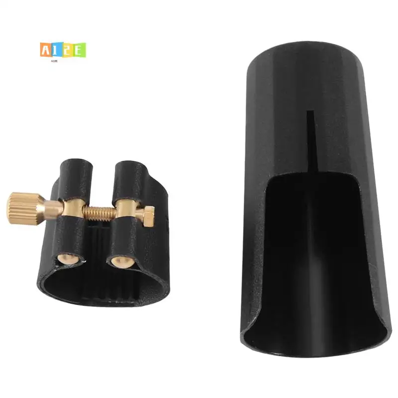 

A12E-1 Set Professional Clarinet Mouthpiece Cap Clarinet Ligature Cap Clip Fastener For Clarinet Easy Install