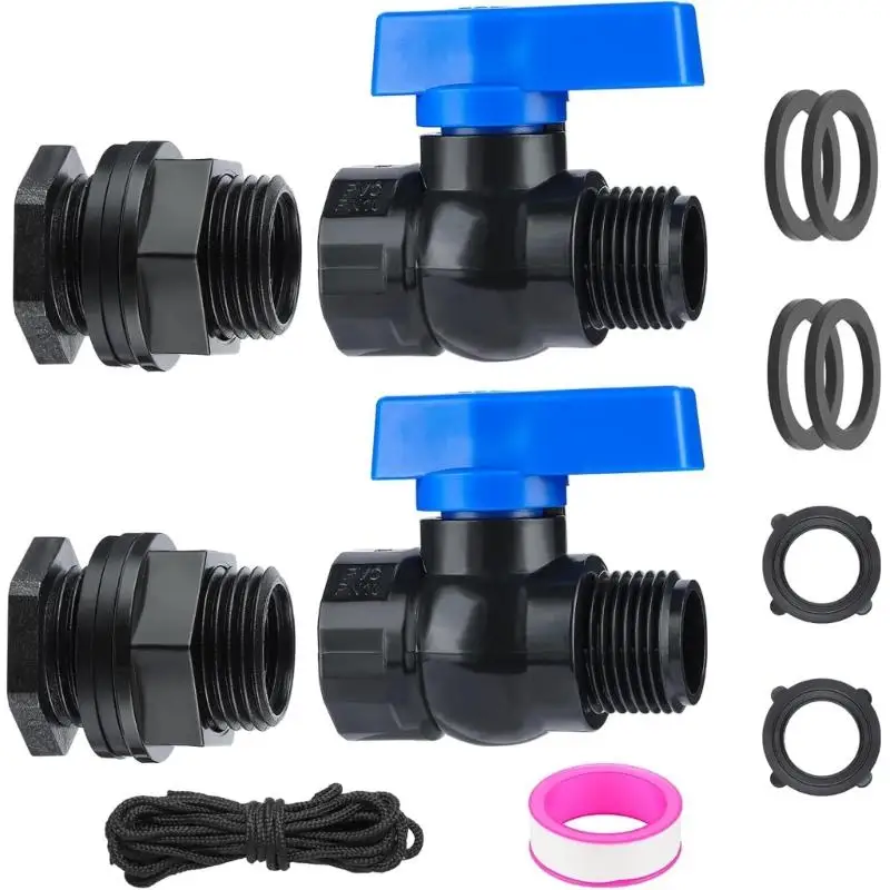 Wetterbeständiger Schlauchadapter mit Gewindeschlauchanschluss für Regenwassersammlung, Bewässerung und Gartenanwendungen D2RD – Detail 7