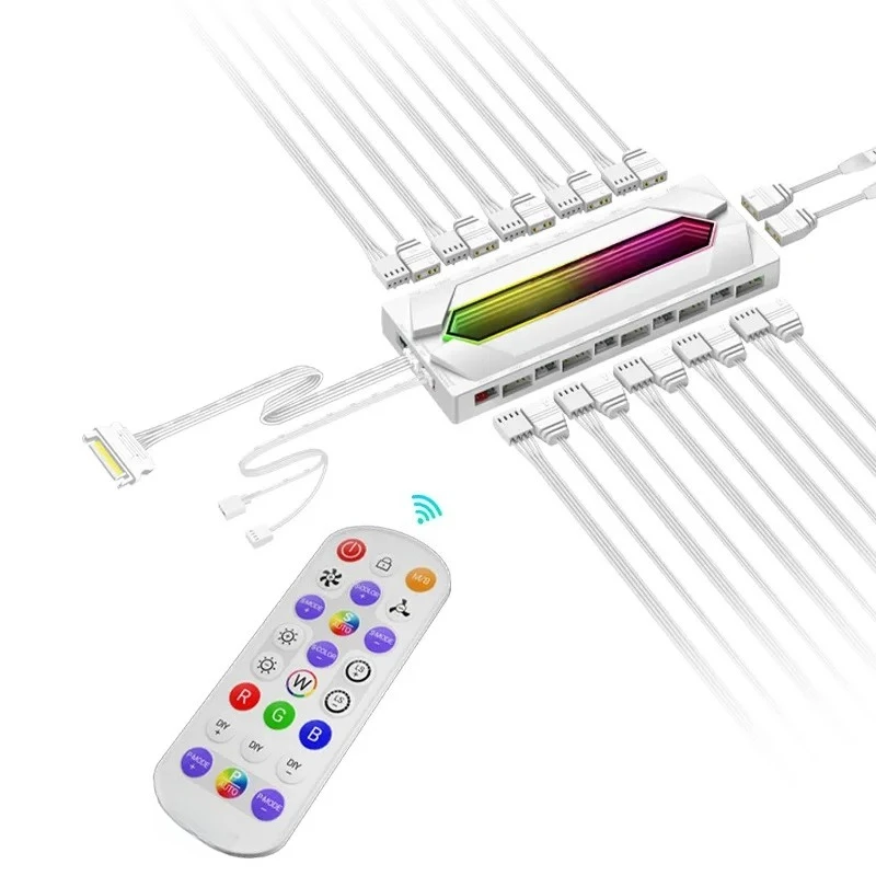 

Computer Case Fan Temperature Control Expansion Hub