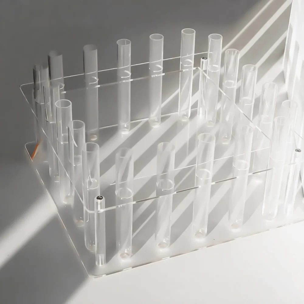 Minimalist Acrylic Display Rack For Flower Water Culture Cake Holder Tabletop Wedding Party Creative Ornaments