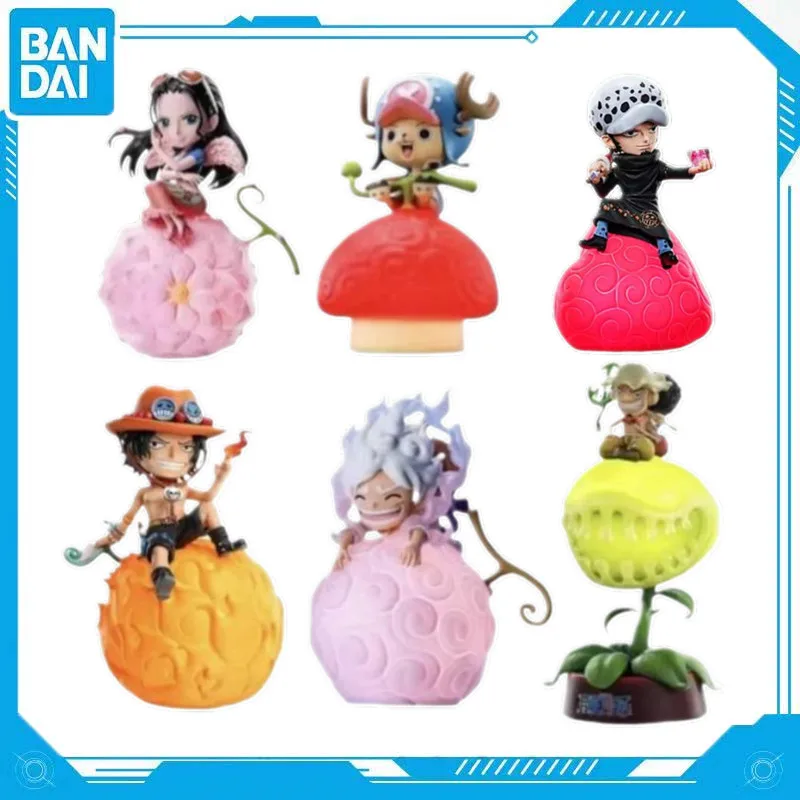 

Аниме-ночник One Piece: Ника Луффи, Эйс, Ло, Чоппер. Модель Дьявольского фрукта Bandai. Светящийся домашний декор, игрушка, подарок.