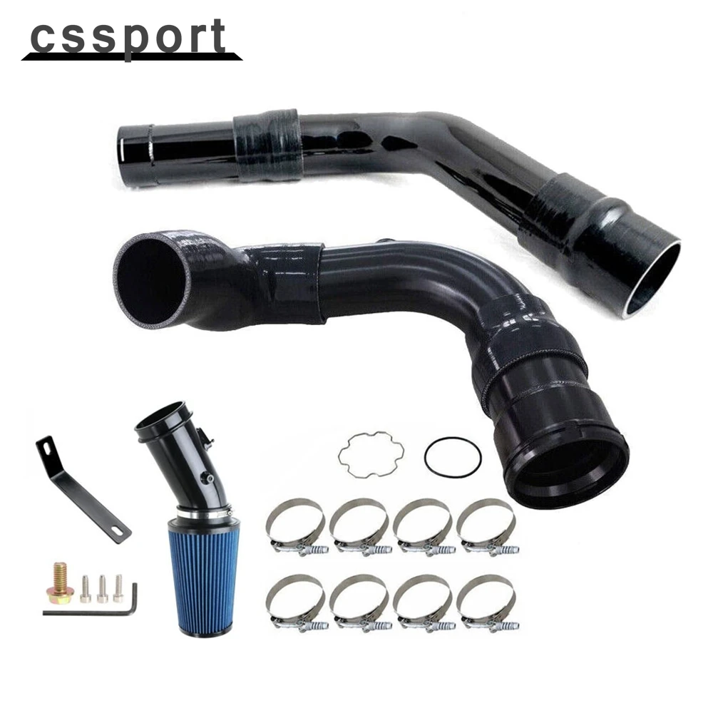 

Turbo Intercooler Pipe + Cold Air Intake Kit For 2011-2016 Ford F250 F350 6.7L