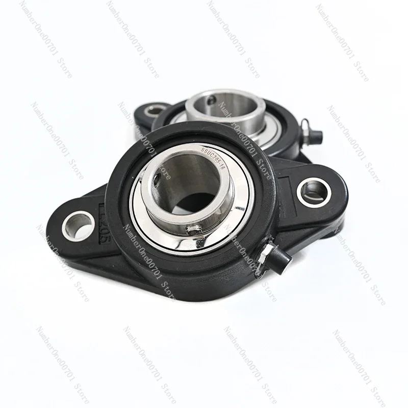 

1-1/4 inch 31.75mm flanged plastic housing stainless steel pillow block bearing SSUC207-20 SSUCFL207-20 SUCFL207-20 UCFL207-20