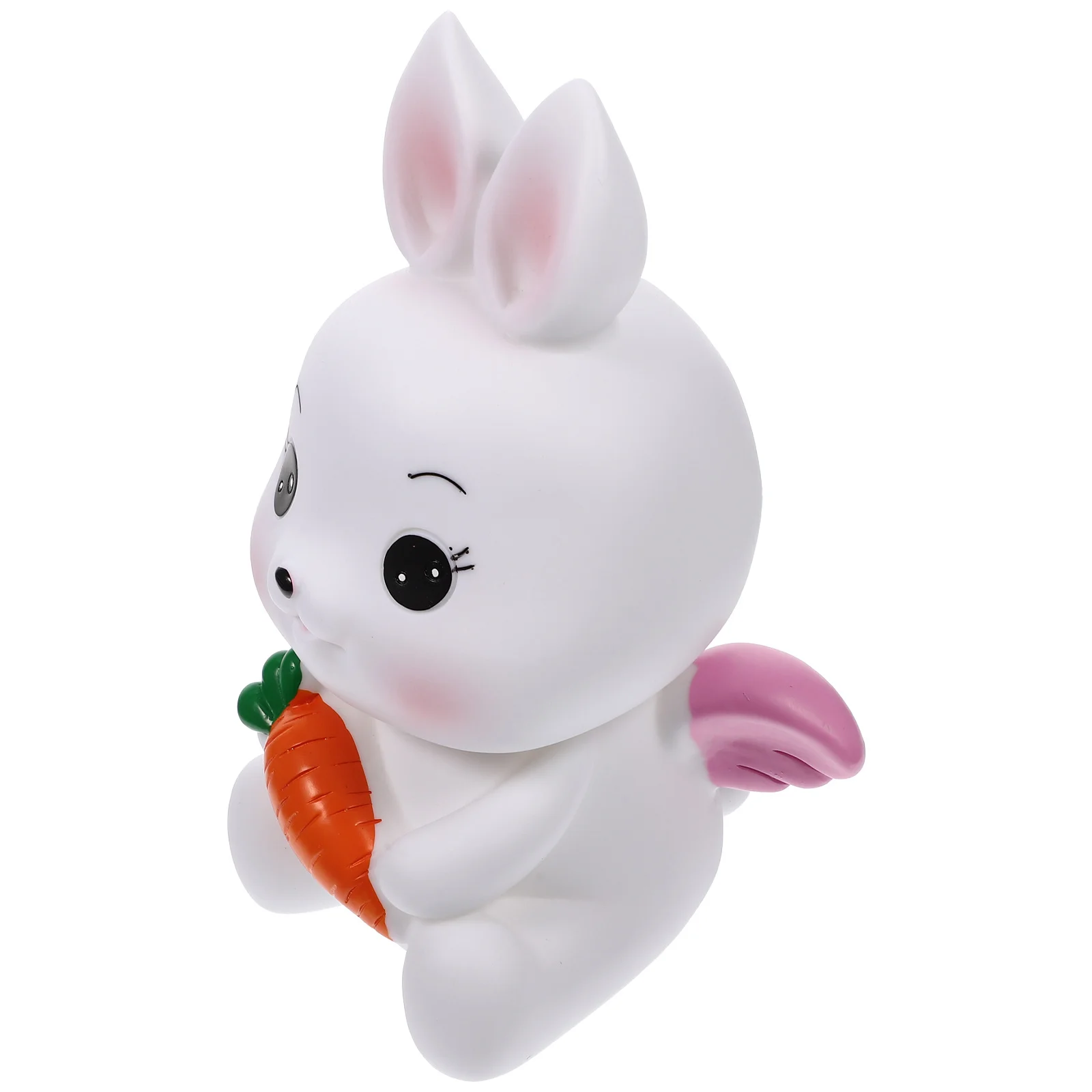 Lovely Bunny Piggy Bank for Girls Kids Coin Bank Money Saving Pot Decorative Rabbit Statue for Room Money Jar Kids Coin Jar