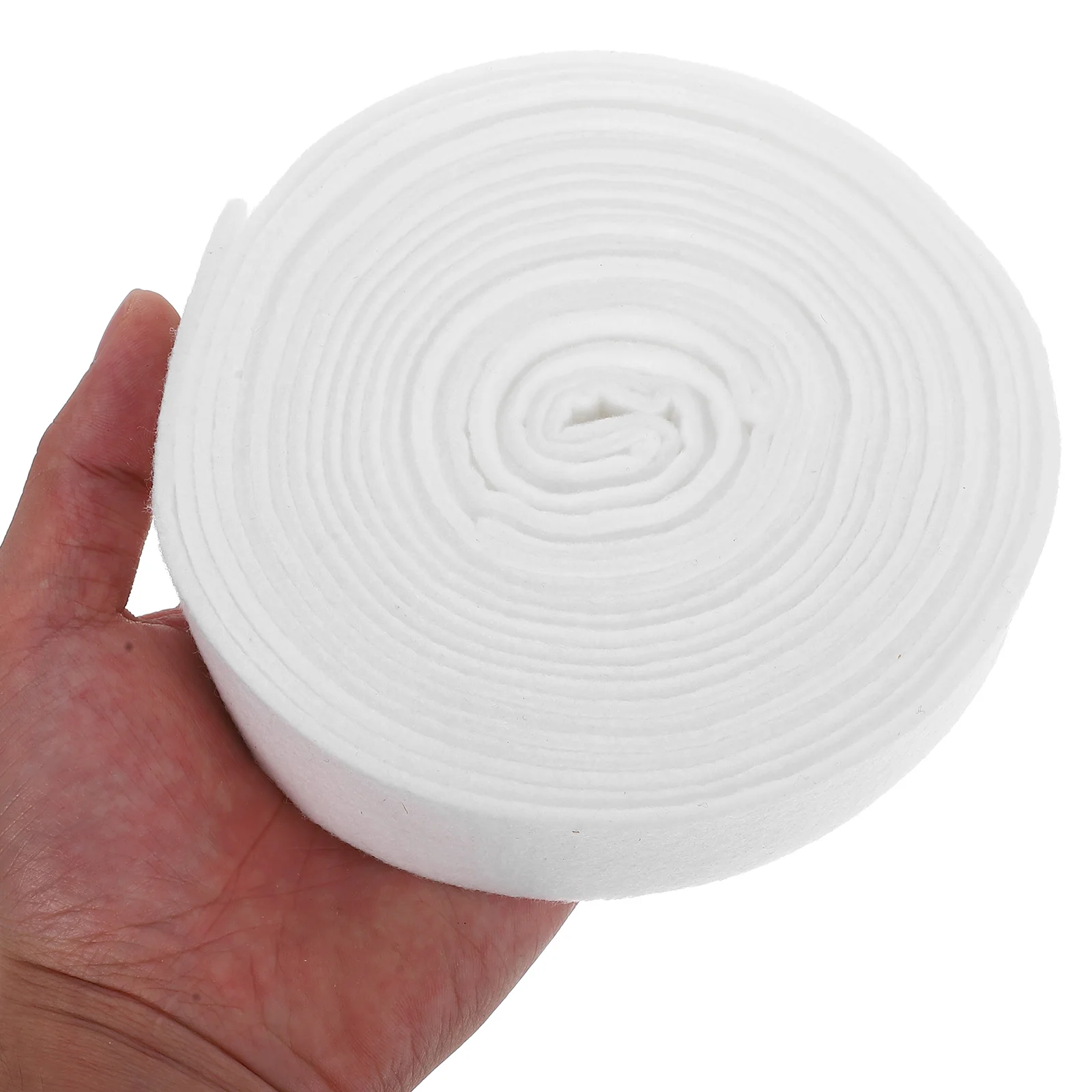 

500Cmx3 Wool Felt Ribbon 5Meters White Craft Material For Christmas Tree Decorations Diy Home Garden Wreaths Swags Ornament