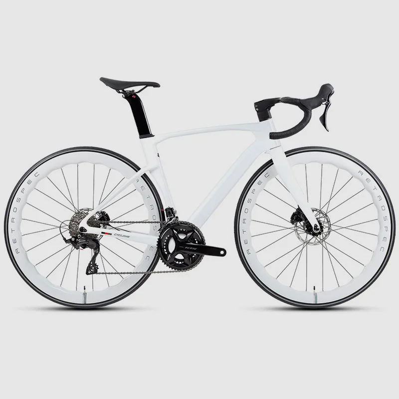 

R7120 700C 24 Speed Carbon Fiber Road Bike Hydraulic Disc Brake High Modulus Frame Carbon Rim Professional Racing Equipment