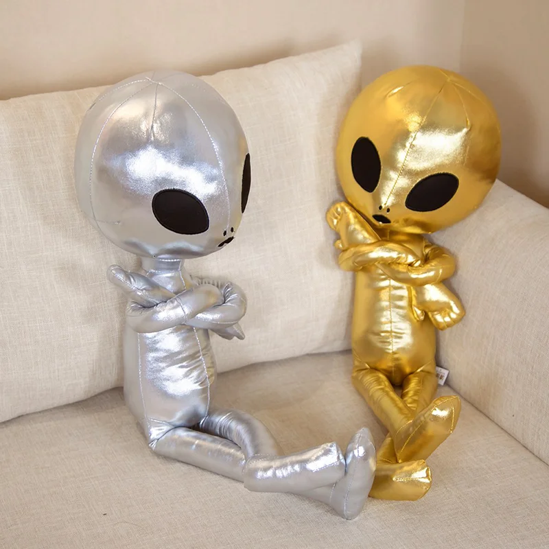

High Quality PU ET Extra Terrestrial Alien Soft Stuffed Plush Doll Soft Stuffed Gift Toys Christmas Birthday Kids