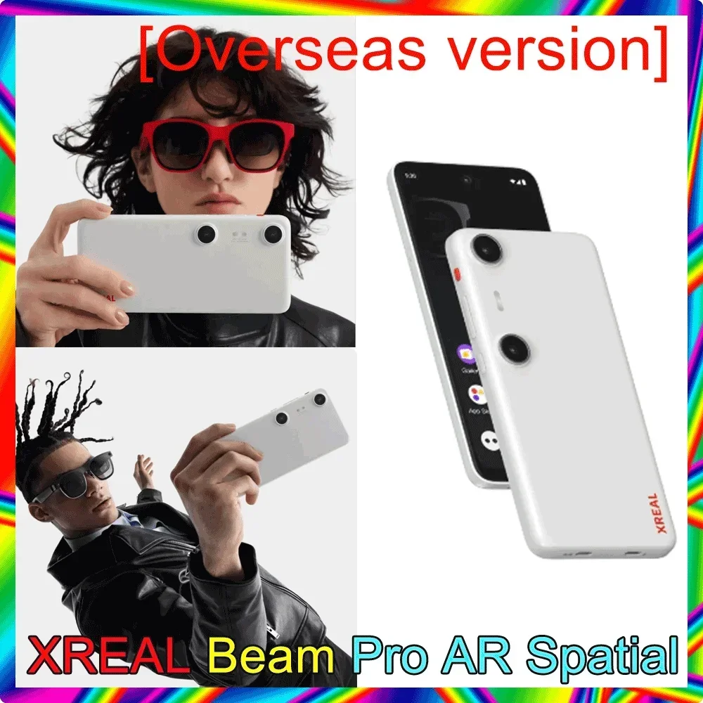 XREAL Beam Pro AR محطة الحوسبة المكانية القابلة للتكيف ثلاثية الأبعاد لتصوير الفيديو المكاني لسلسلة Xreal AR من النظارات الإصدار العالمي
