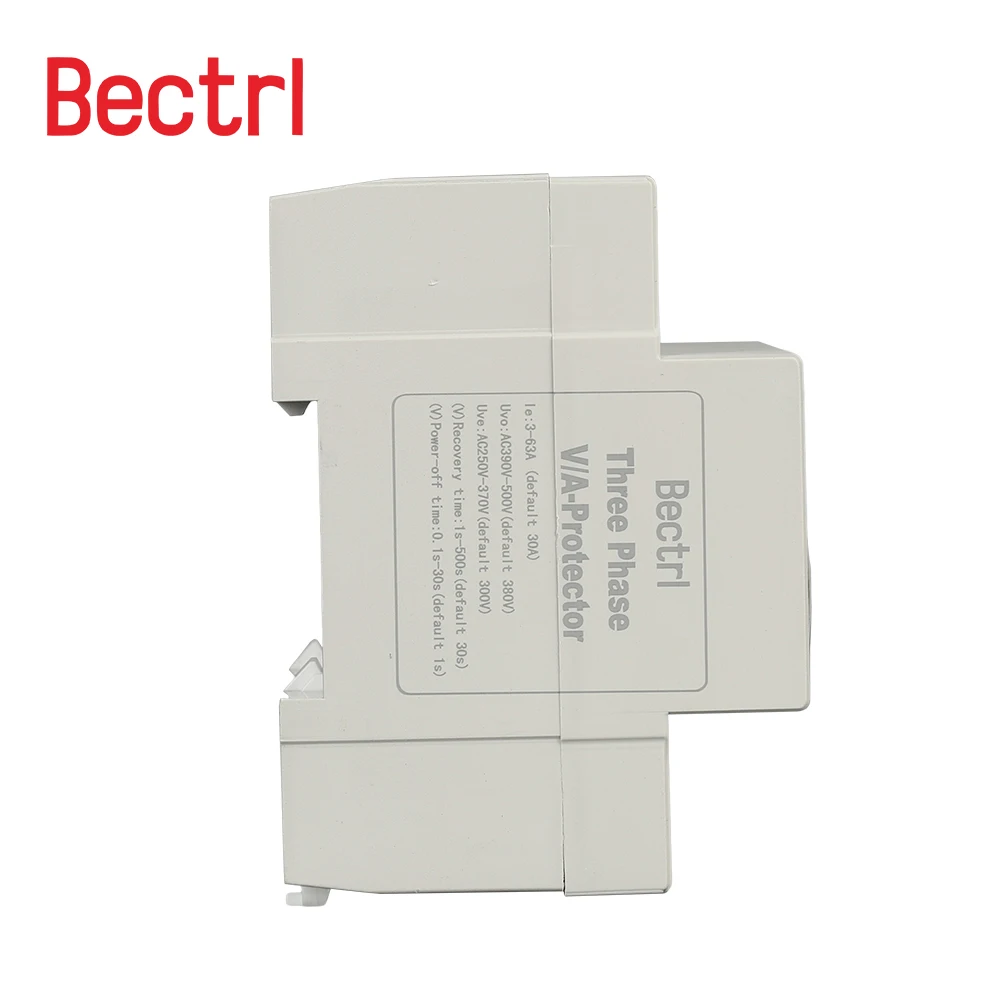 Imagem -05 - sobre e sob Tensão Atual Limite Monitor Fase p Mais n Din Trilho Voltímetro Amperímetro Protetor Relés Protetor Ajustável