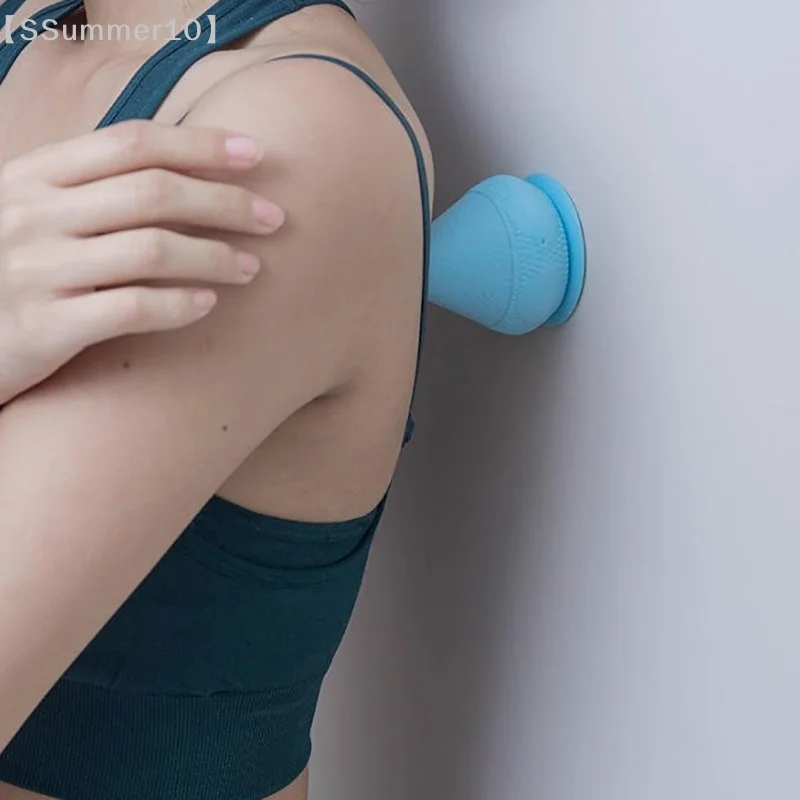 

【SSummer10】Adsorption Type Silicone Fascia Ball Massage Cone - Plantar Lumbar Back Shoulder Neck Meridian Point Tool【SS】