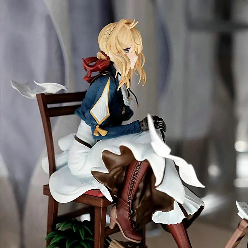 Anime Violet Evergarden Action Figures Gk Acrylic Figurine Pvc Collection Model Anime Peripheral Decoration Toys Birthday Gifts