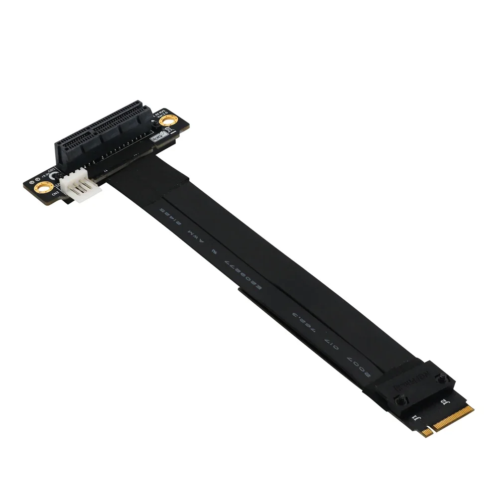 NEW Extension Cable PCIE X4 to NVME Riser Card PCI Express 4X 3.0 to M.2 NVMe M Key 2230 2242 2260 2280 Extender 32G Riser Cable