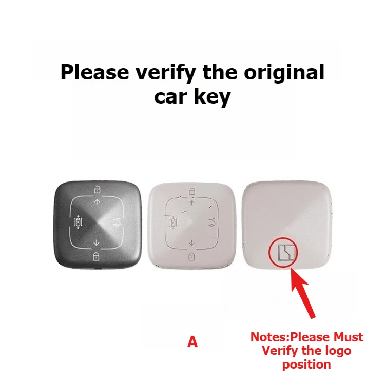 Car Key Case‌ for Zeekr 7X 001 007 009 X MIX Car Key Fob Cover Zinc Alloy Remote Shell Keychain Ring Holder Fob Car Accessories
