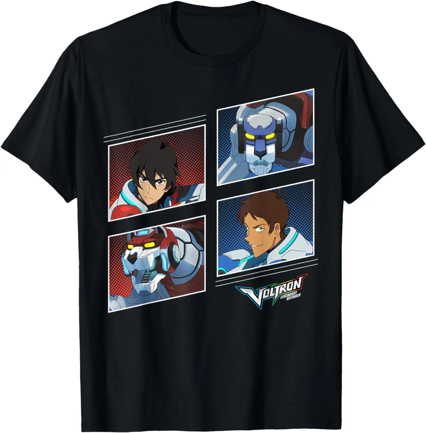 Voltron: Legendary Defender Red and Blue Defenders T-Shirt