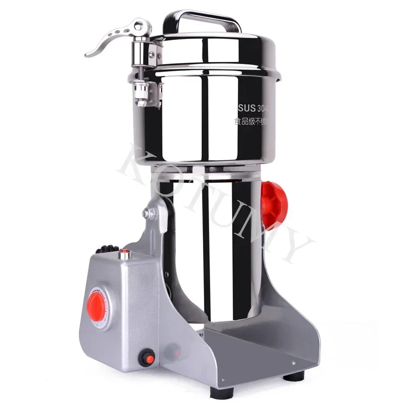 800G Herb Grinder Medicine Powder Crusher Grain Spices Mill Nut Corn Flour Grinding Machine Wheat Mixer Dry Food Grinder 220V