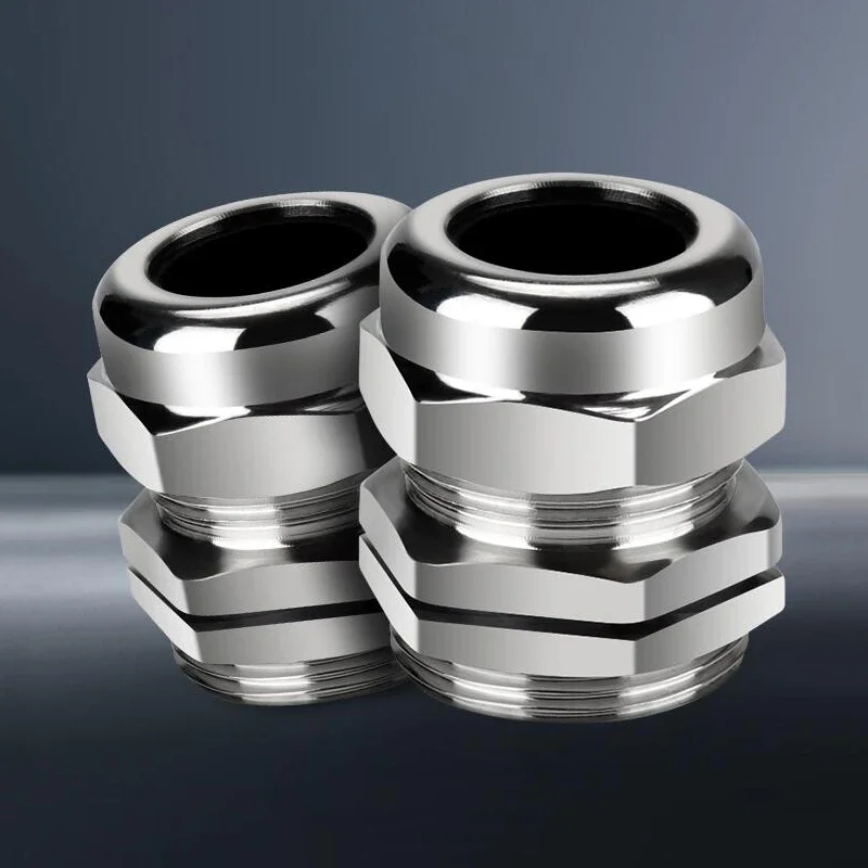 Waterproof Connector Stainless Steel Cable Gland M8 M10 M12 M14 M16 M18 M20 M22 M24 M25-M48 Wire Glanding IP68