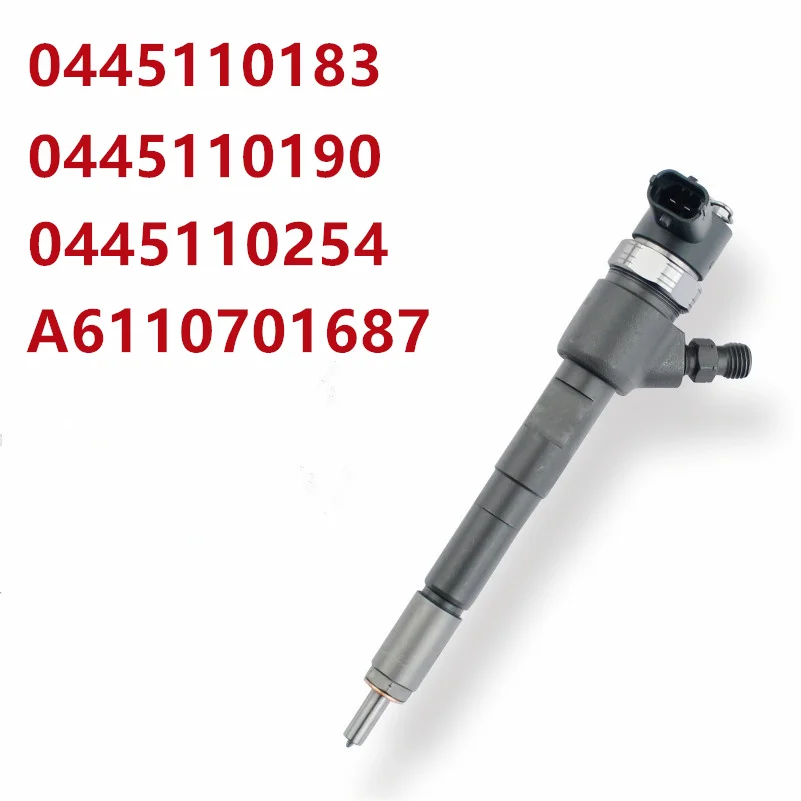 0445110190 0445110254 0445110183  A6110701687 Common Rail Fuel Injector Diesel Automobile Engine Accessories Are Used For Bosch