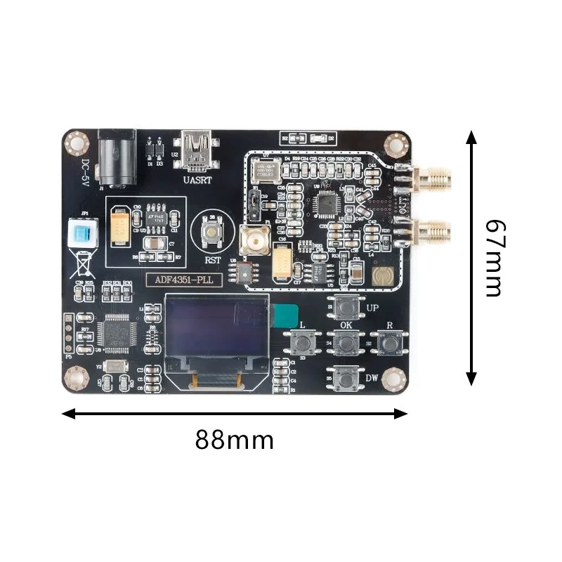 

1PCS ADF4351 onboard STM32 MCU PLL module 35M-4.4G RF signal source frequency sweep instrument New In stock