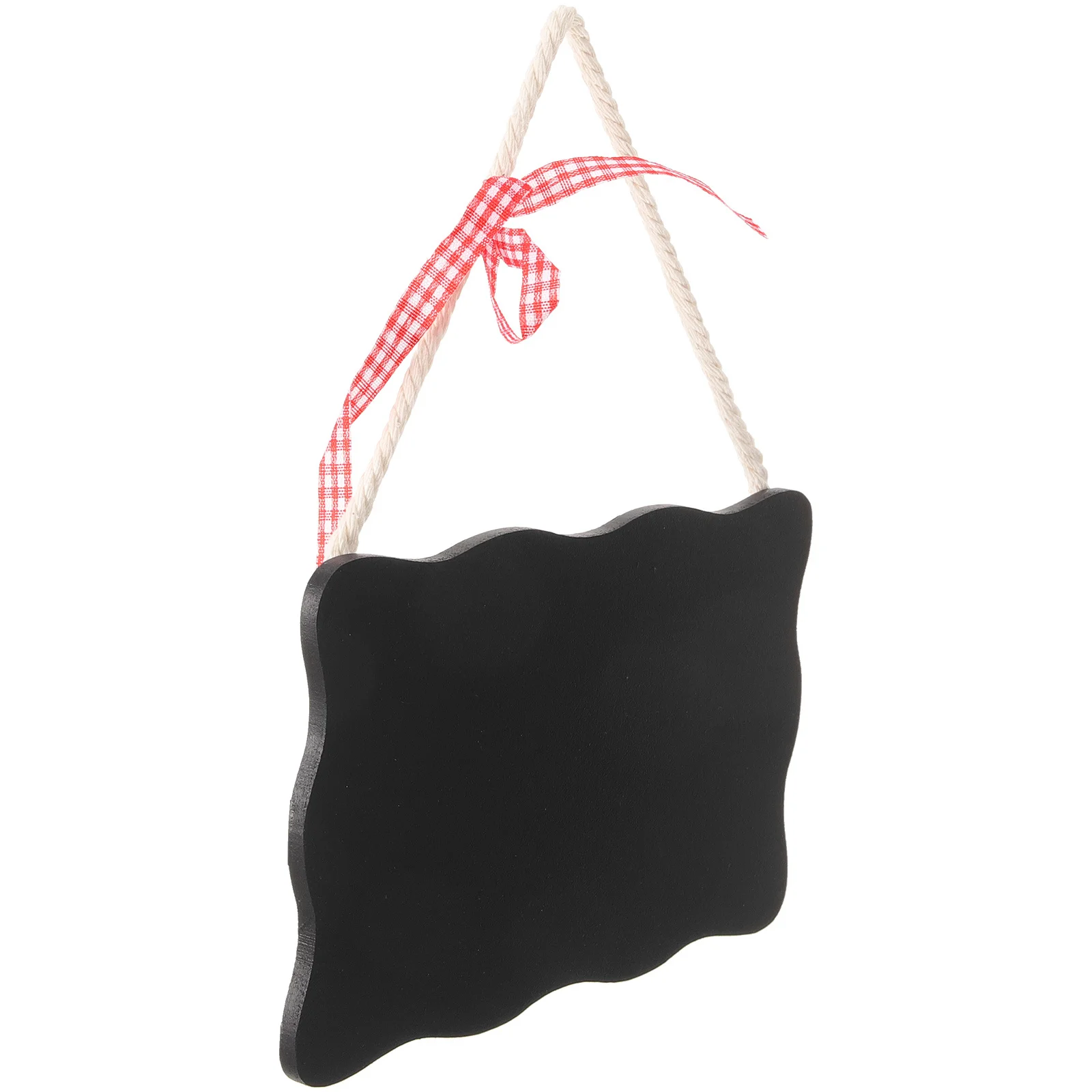 Pizarra colgante para puerta de bienvenida, 1 unidad, letrero de mensaje de madera, Mini pizarra para decoración de Buffet, tarjeta de puerta de madera, pizarra rápida