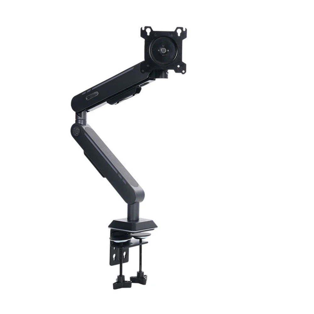 New Dual Monitor Stand Desktop with 65 Degree Tilt Plastic Coated Iron Supports up to 32 Inches Height Adjustable Black