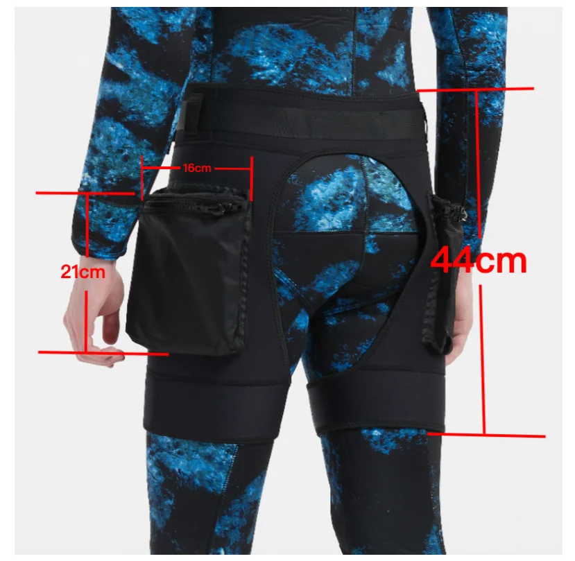 

Wetsuit Short Pants Neoprene Wetsuit Diving Shorts with Pocket and Adjustable Waist Belt Mens Women