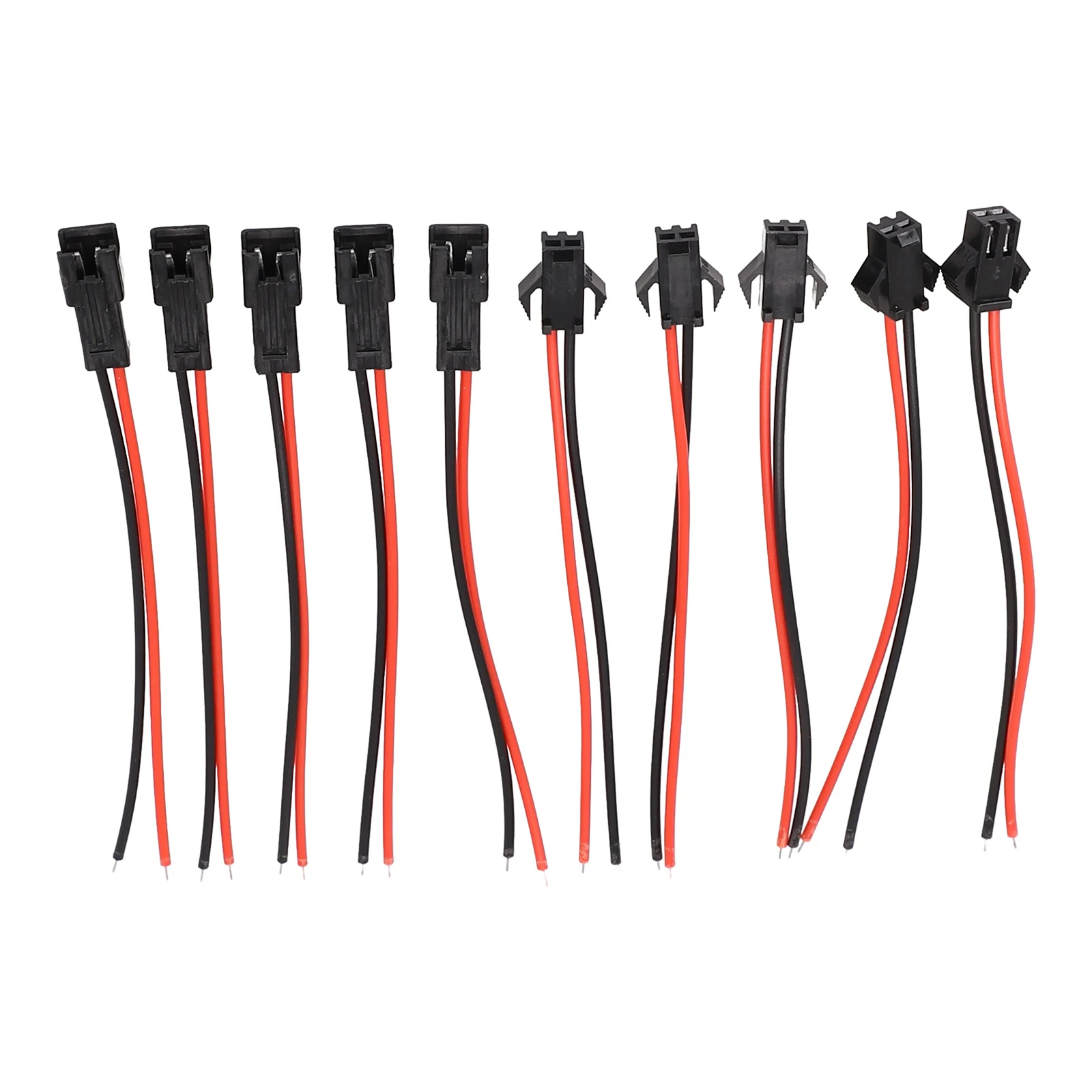 Male Female Connector Terminal Connection Line Wire Cables For LED Light Driver Reliable Connection 10PCS 2pin SM