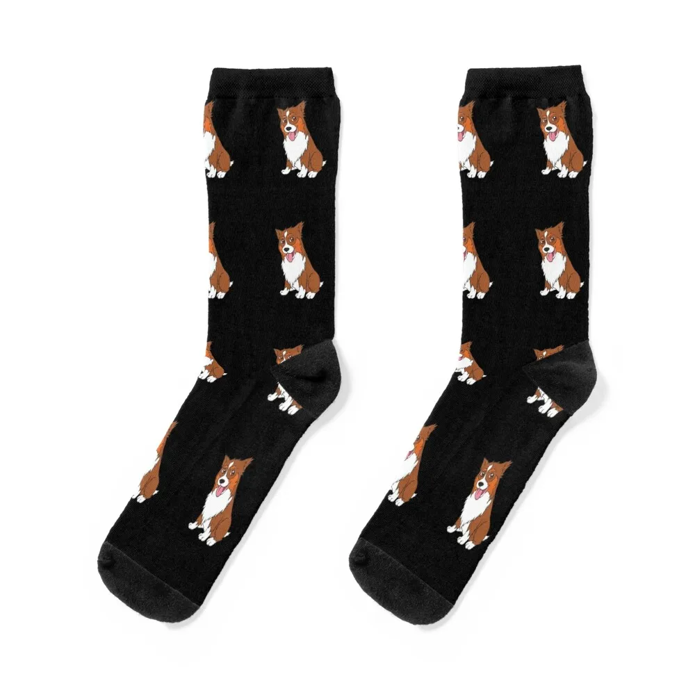 

Australian Shepherd Socks funny gift men cotton high quality hip hop snow Man Socks Women's