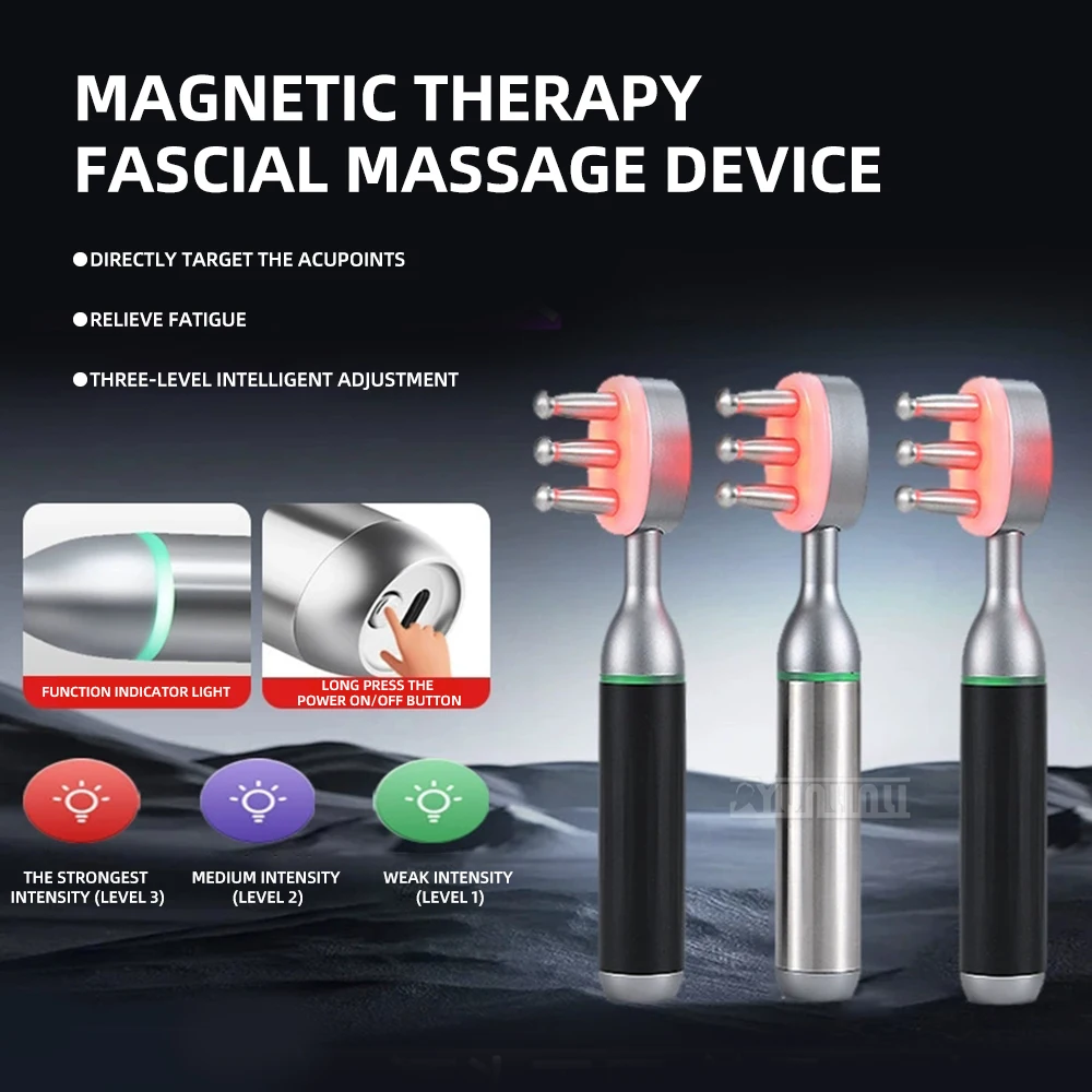 

Electric magnetic fork magnetic therapy massage rod strong magnetic acid discharge rod clearing