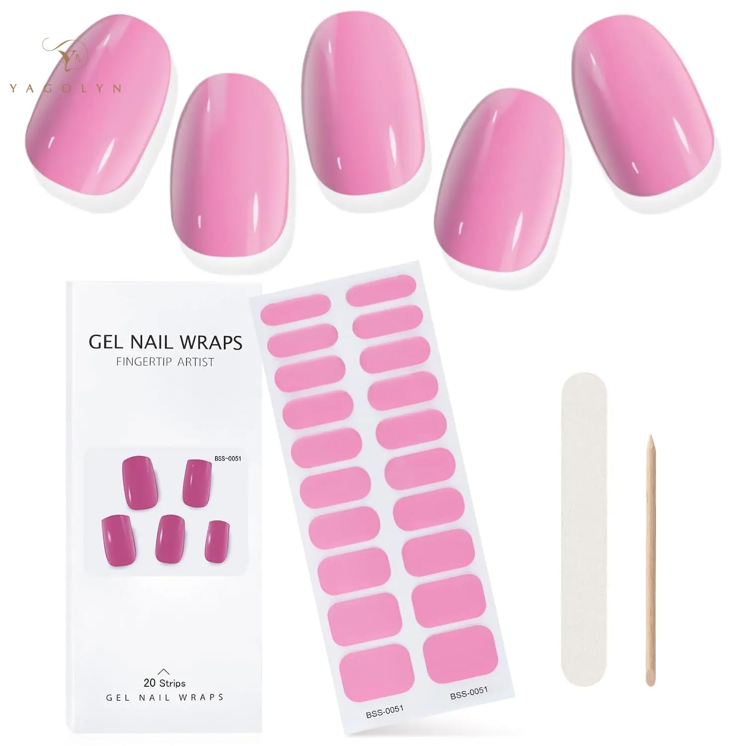 20 puntas de copos de nieve, pegatinas de Gel semicuradas para uñas, lámpara UV necesaria de larga duración, cubierta completa, pegatinas de esmalte de Gel, pintura para uñas