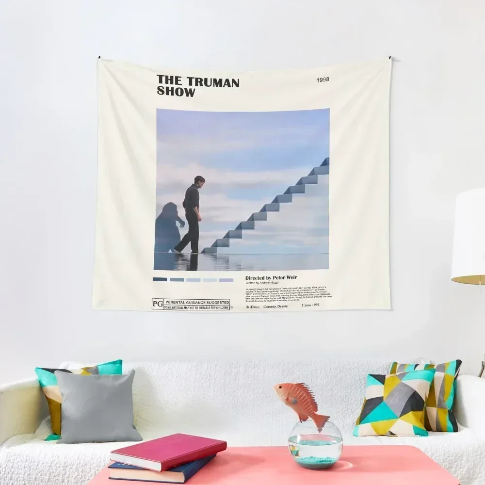

The Truman Show Tapestry Wallpaper Bedroom Room Decoration Accessories Aesthetic Room Decor Korean Room Decor Tapestry