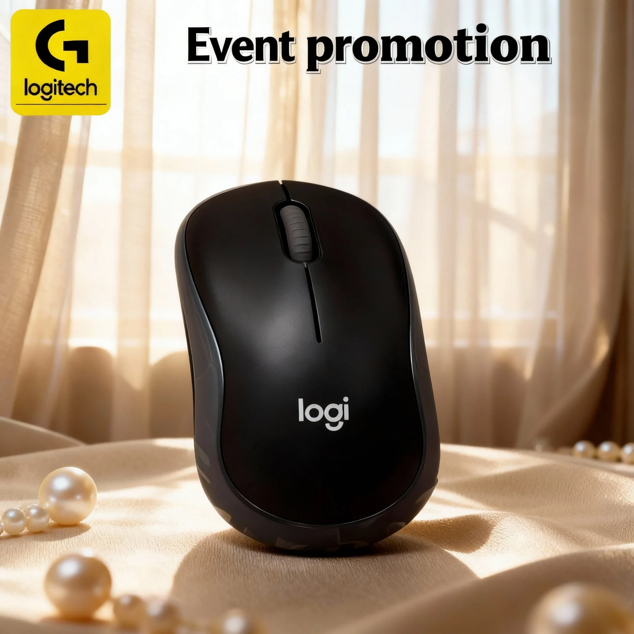 

[Ограниченное предложение] Беспроводная мышь Logitech M185, стабильное подключение 2.4 ГГц, бесшумный дизайн, совместимость с различными системами