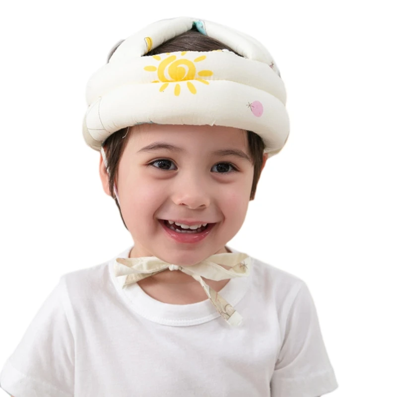 Baby Infant Head Protection Soft Hat Helmet Anti-collision Security Safety Helmet Sport Baby Play Protective Cotton Caps