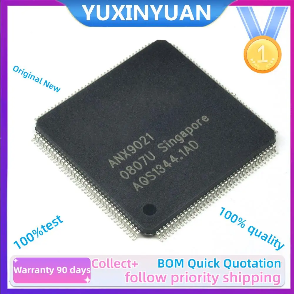 1PCS and new Original  ANX9021  9021 QFP YUXINYUAN IC LCD CHIP IN STOCK 100%TEst  