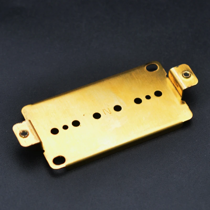 12Pcs P90 Style 6 String Pickup Baseplate Brass N-50/B-52 Middle Line Electric Guitar Pickup Baseplate Pickup Parts