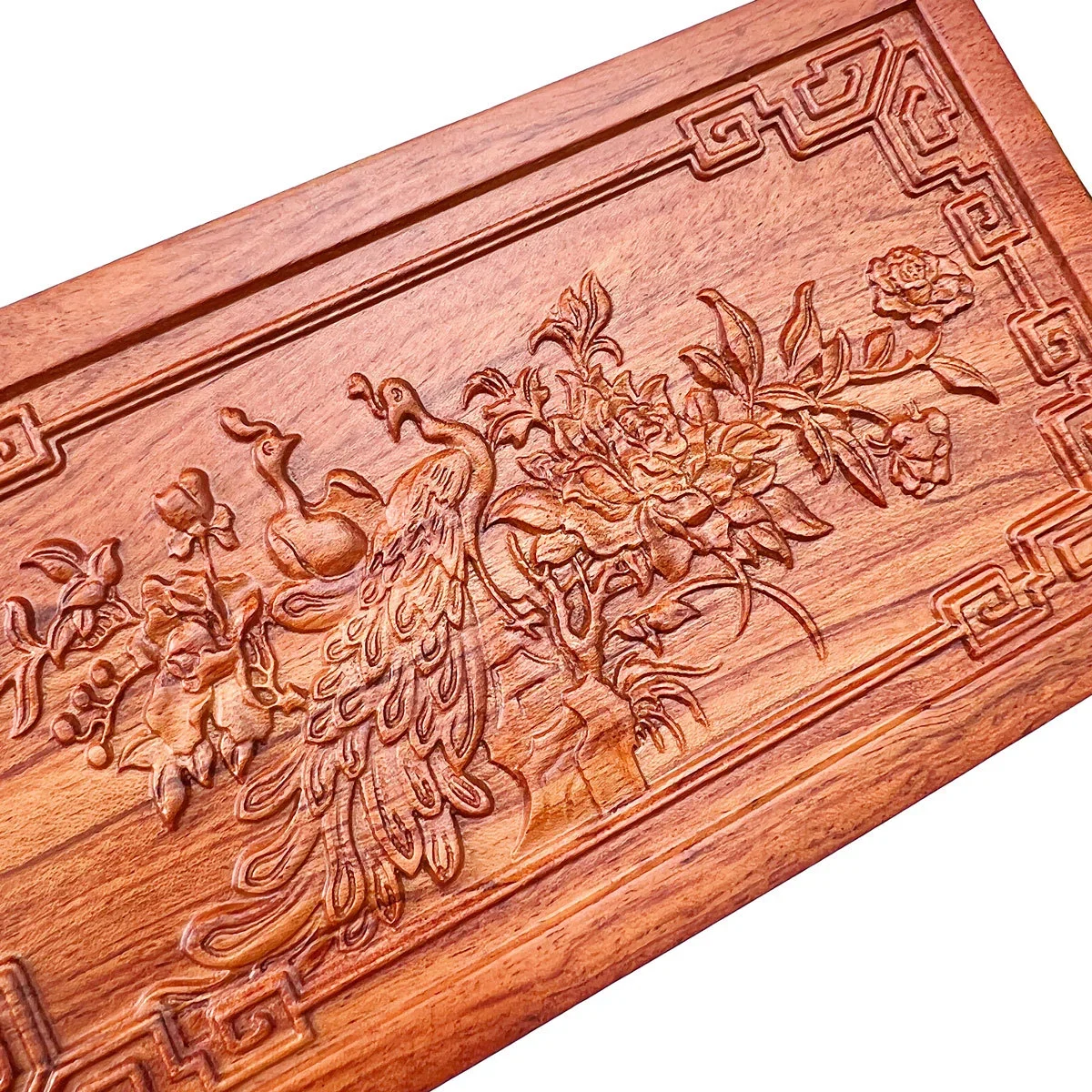 Extra Large 22cm Wooden Jewellery Mahogany Rosewood Storage Box Brass Clasp Bracelet Buddha Beads Necklace Miscellaneous Box