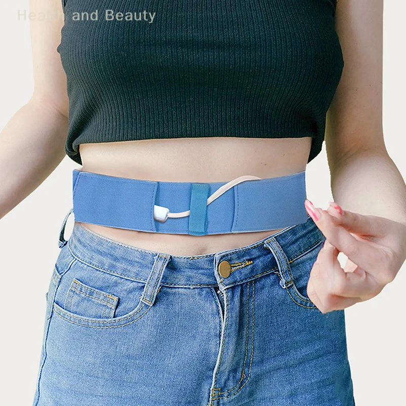 Peritoneal Dialysis Conduit Protection Belt Adjustable Abdominal Belt Catheter Fixation Device Back Support Protection Belt