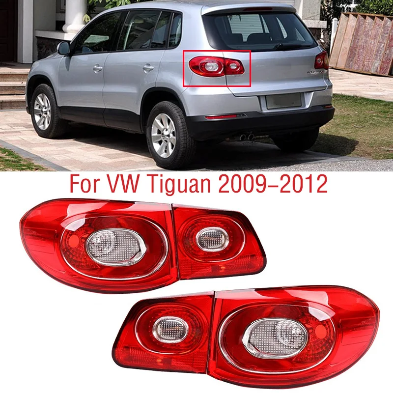 

For VW Volkswagen Tiguan 2009 2010 2011 2012 Car Rear Bumper Tail Light Brake Stop Reverse Lamp Taillight Taillamp No bulb